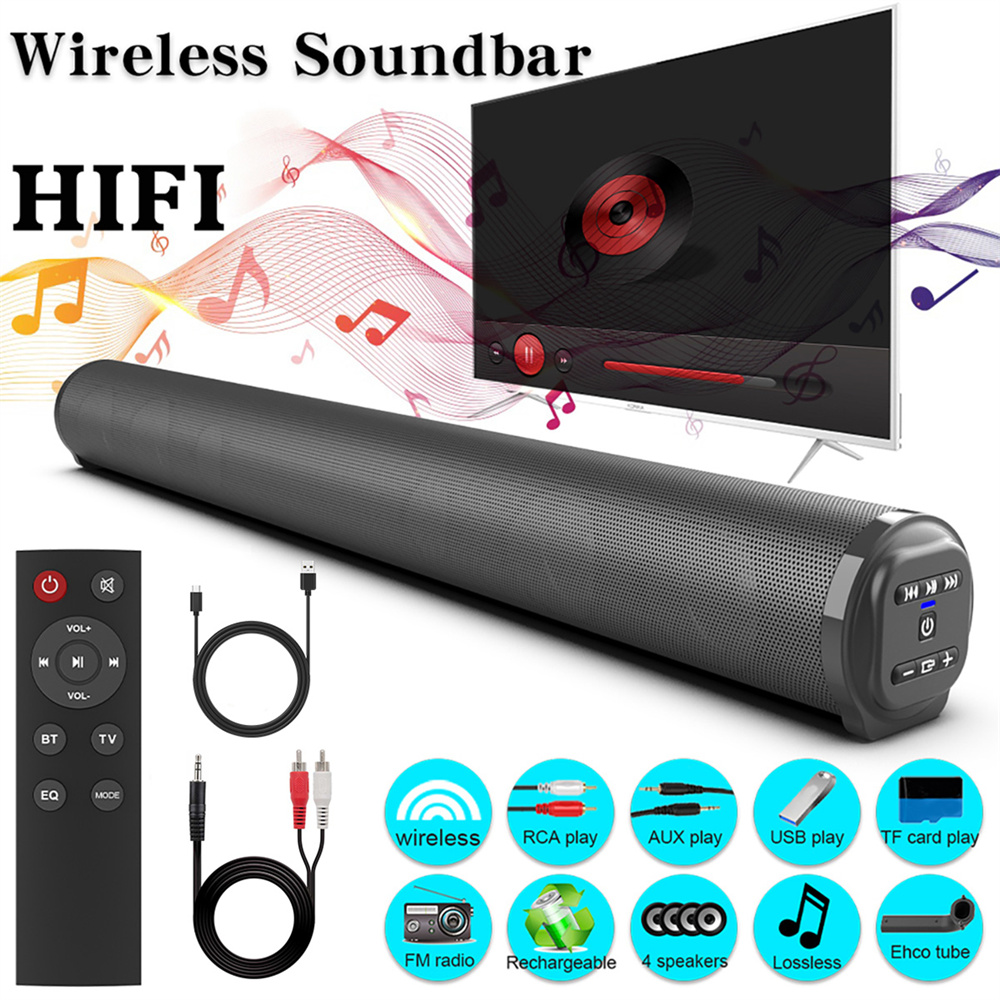 Home Cinema With Wireless Rear Speakers - Haut-parleur Bluetooth aste sans fil, barre