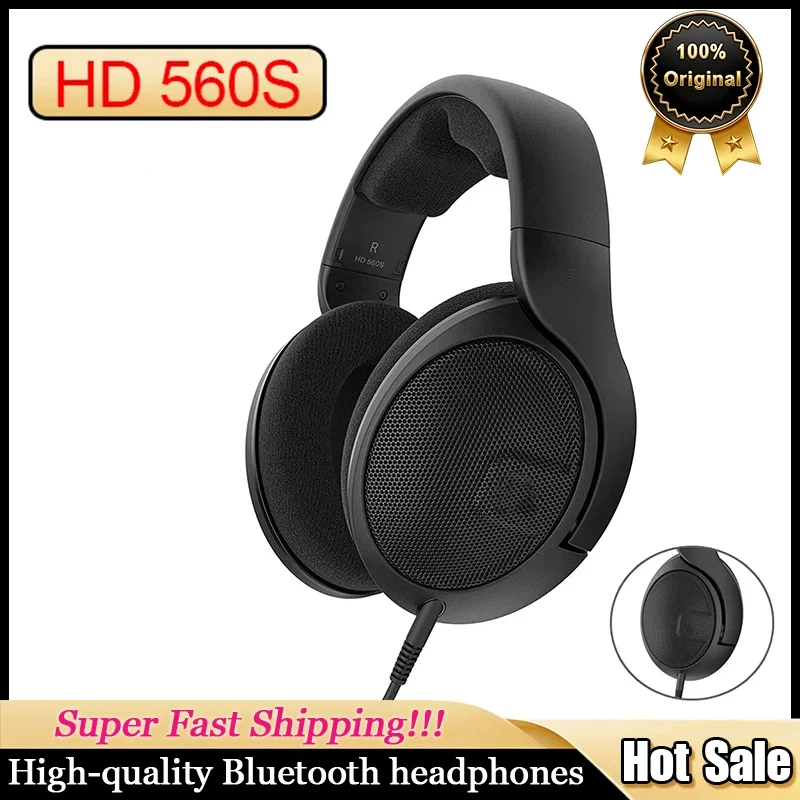 Sennheiser Headphone Hd 560S - Pour les écouteurs originaux Sennheiser HD560s,