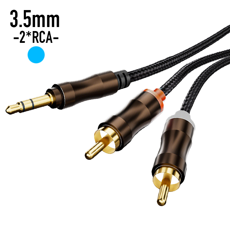 Genius Home Cinema - Câble audio RCA vers Jack 3,5