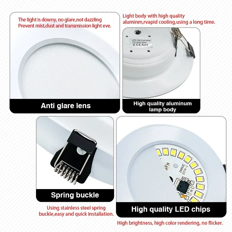 LED Downlight 3W 5W 7W 9W 12W  - Home Cinema Led avis et prix