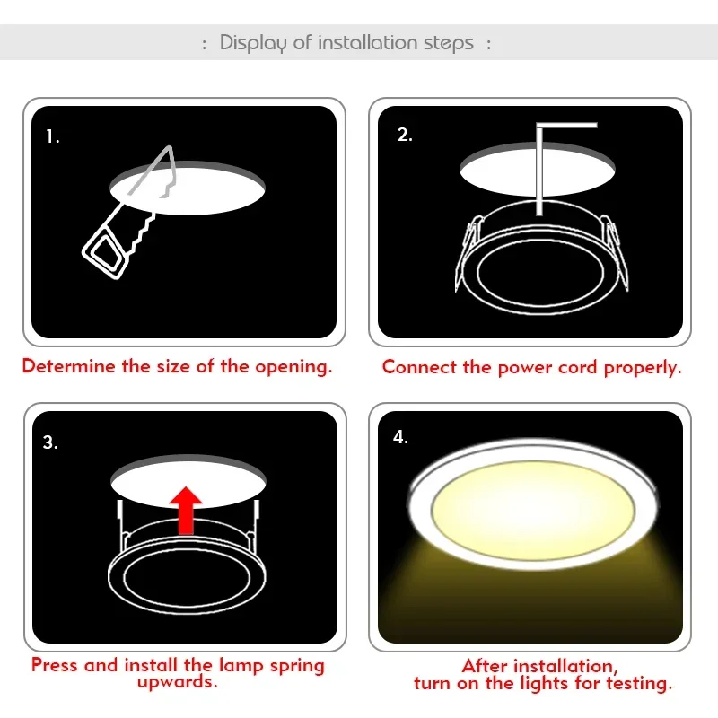 LED Downlight 3W 5W 7W 9W 12W  - Home Cinema Led avis et prix