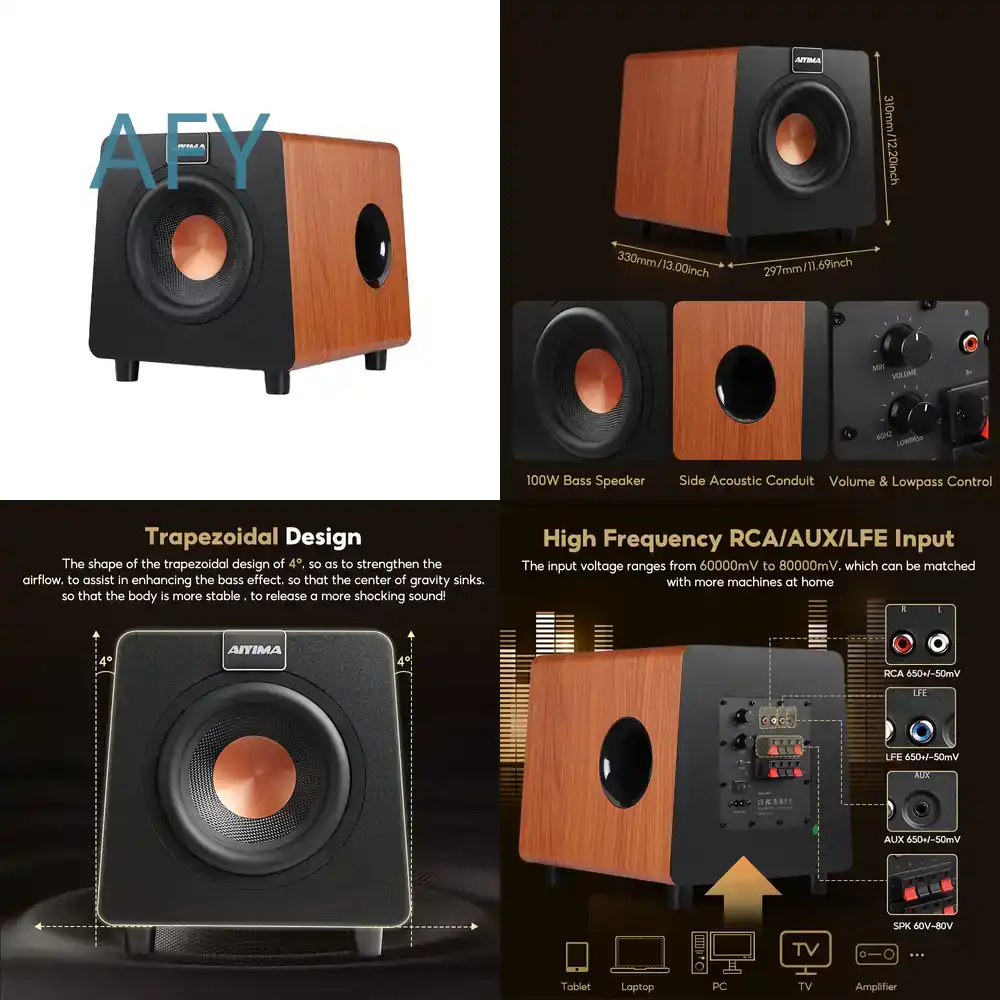 Subwoofer 800X 150W 8 pouces,  - Home Cinema Subwoofer avis et prix
