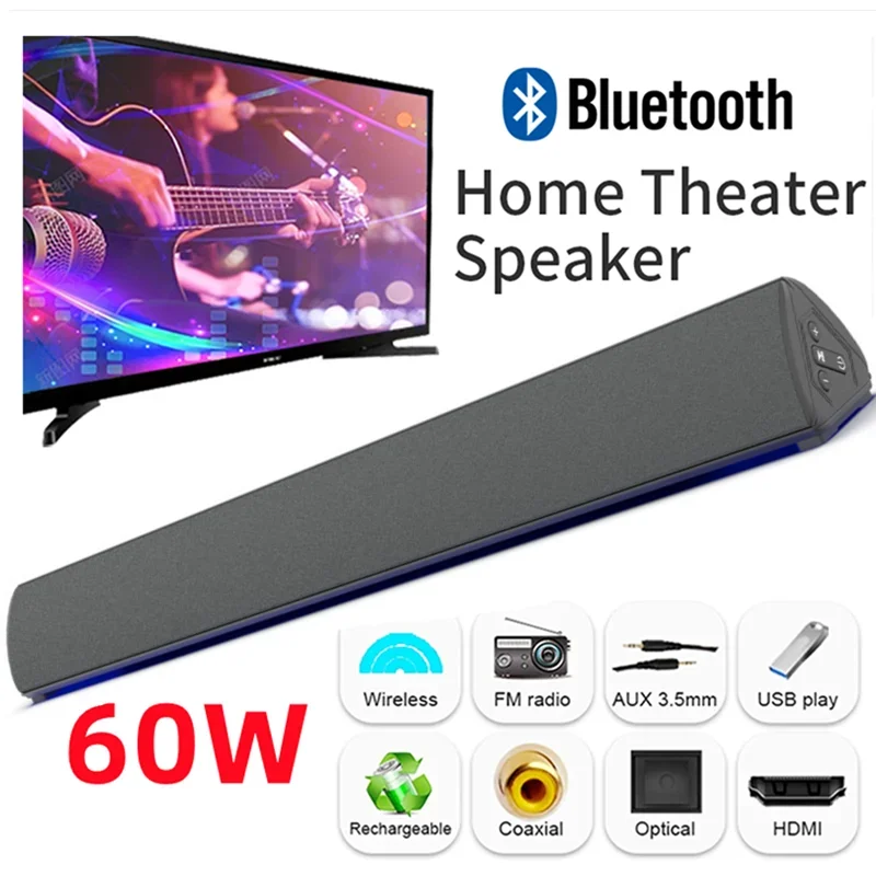 Barre de son sans fil pour TV  - Home Cinema With Wireless Rear Speakers avis et prix