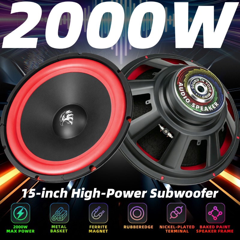 1 pièce Subwoofer de voiture 1 - Home Cinema Subwoofer avis et prix