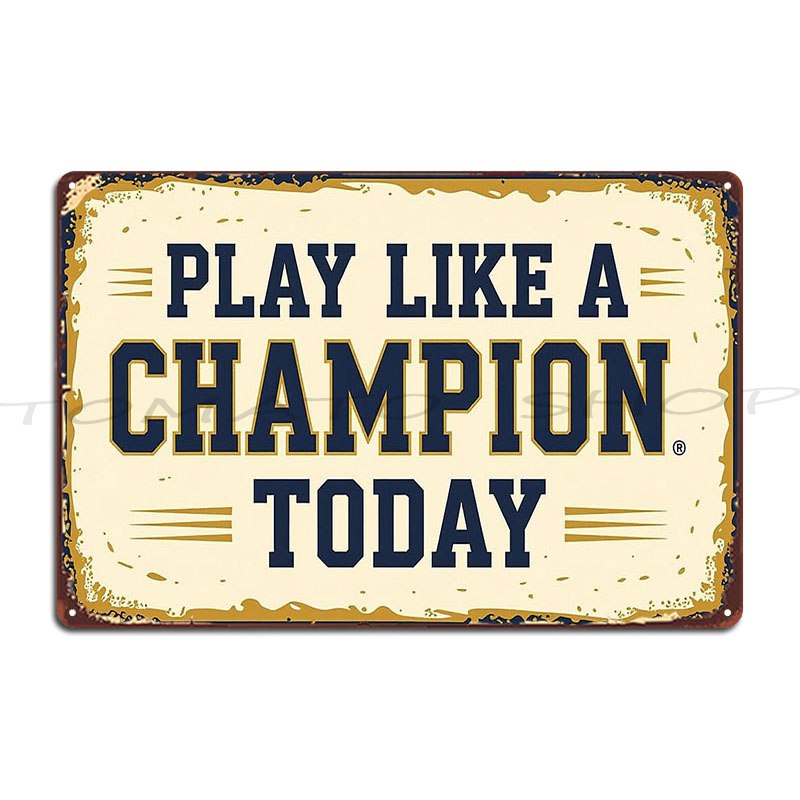 Plaque métallique « Jouez comm - Home Cinema Today avis et prix