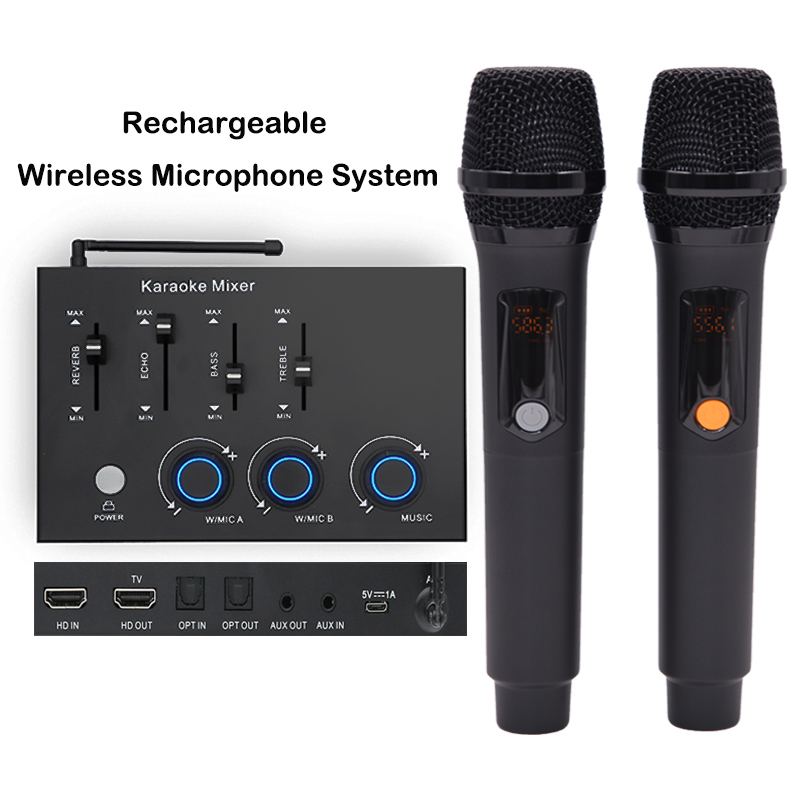 Microphone sans fil rechargeab - Home Cinema Barre De Son avis et prix