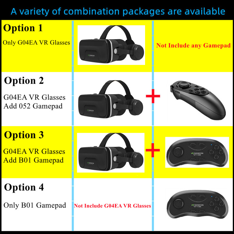 Boîte de lunettes VR de réalit - Home Cinema Glasses avis et prix