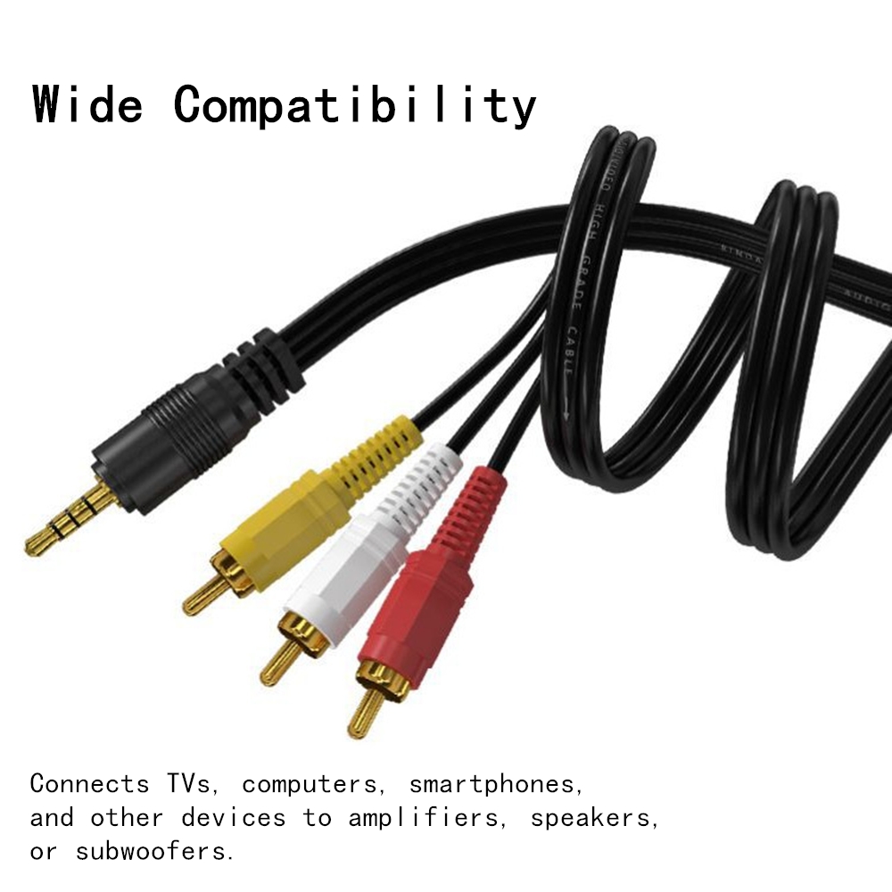 Câble Audio-vidéo RCA 3.5mm à  - Genius Home Cinema avis et prix