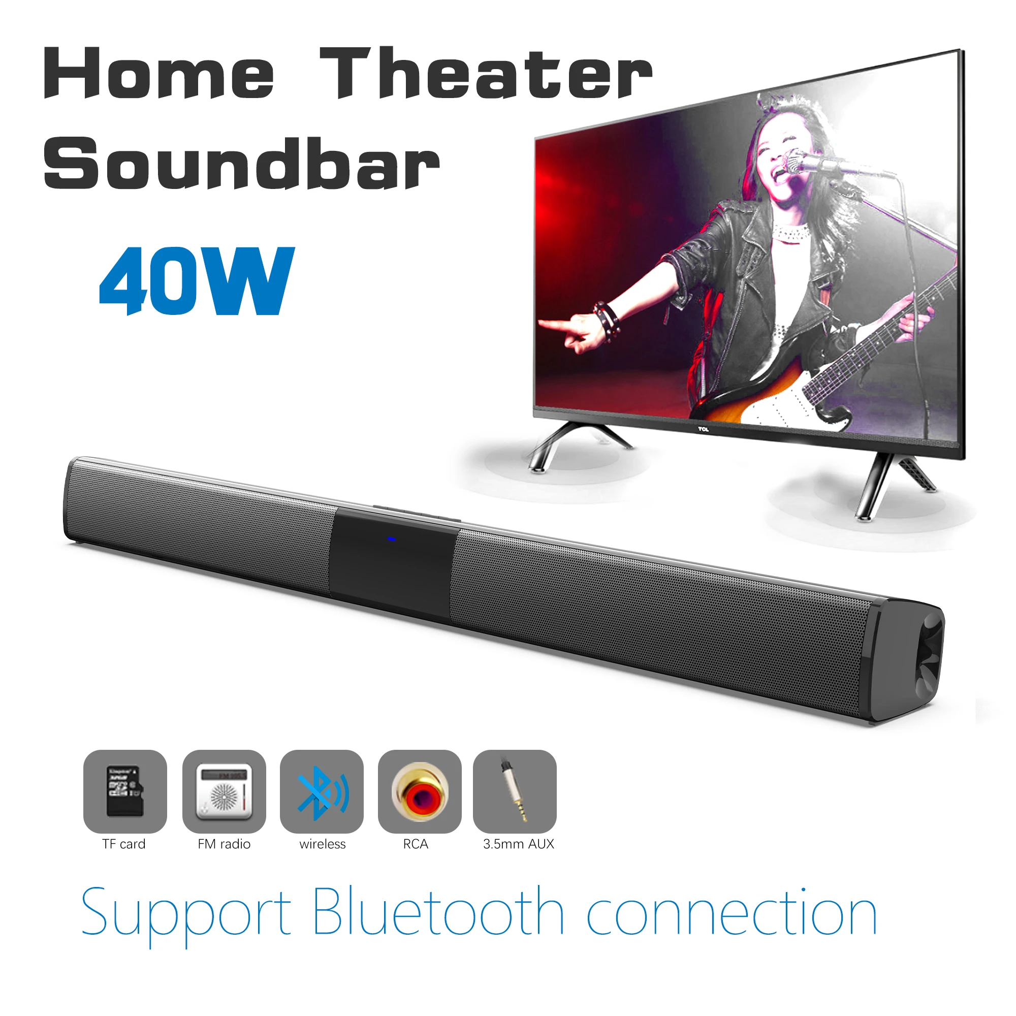 Barre de son haute puissance 4 - Home Cinema With Wireless Rear Speakers avis et prix