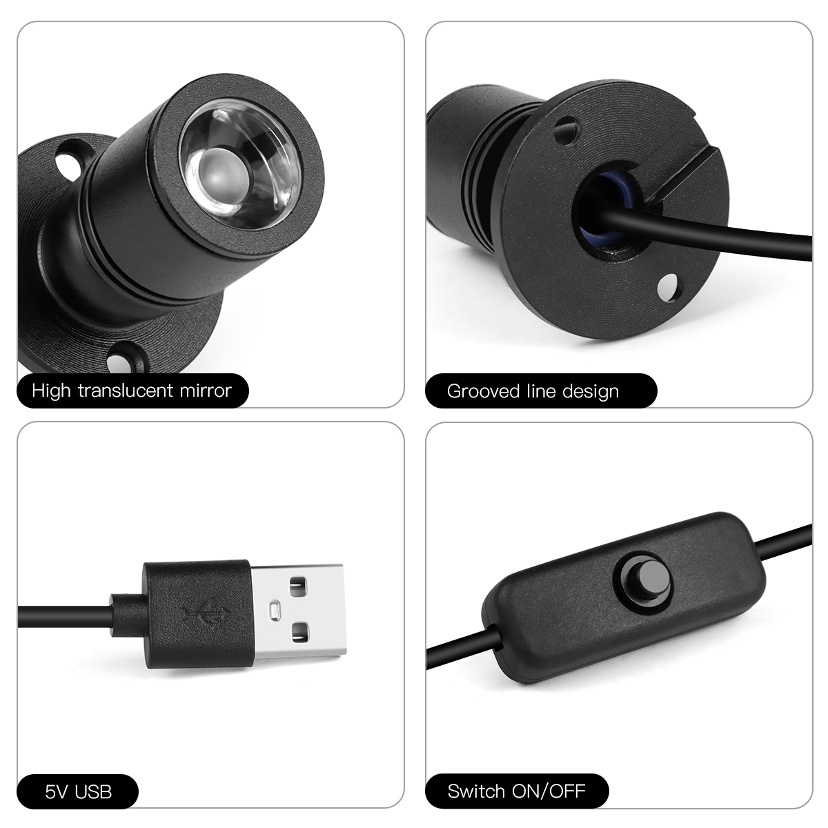 8 couleurs Mini Spot lumière 1 - Home Cinema Led avis et prix