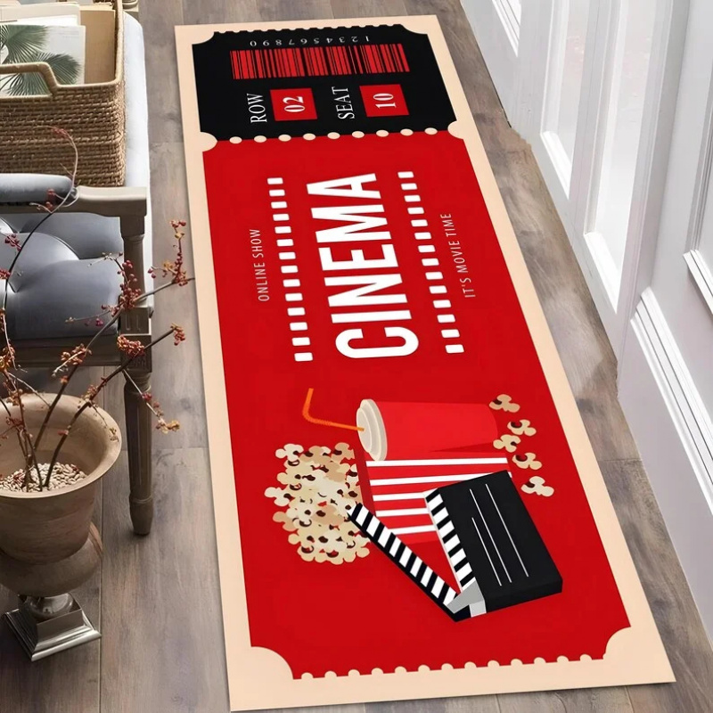 Tapis de sol vintage à motif d - Home Cinema Tickets avis et prix