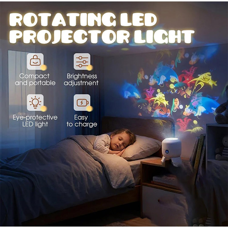 Projecteur LED Rotatif Dynamiq - Home Cinema Couch avis et prix